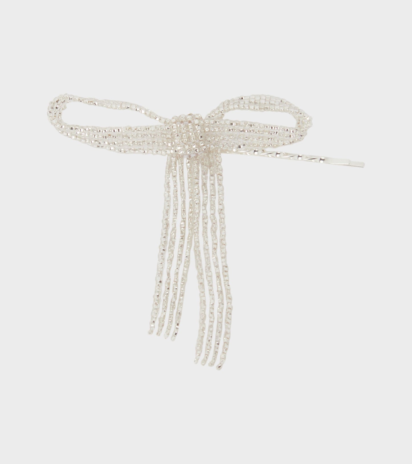 Bow Hair Jewellery Silver