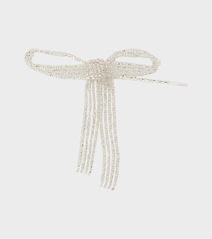 Bow Hair Jewellery Silver