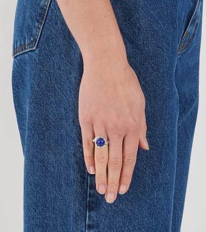 Lago Lapis Ring Silver