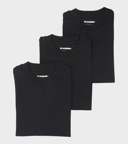 3-Pack LS T-shirt Set Black