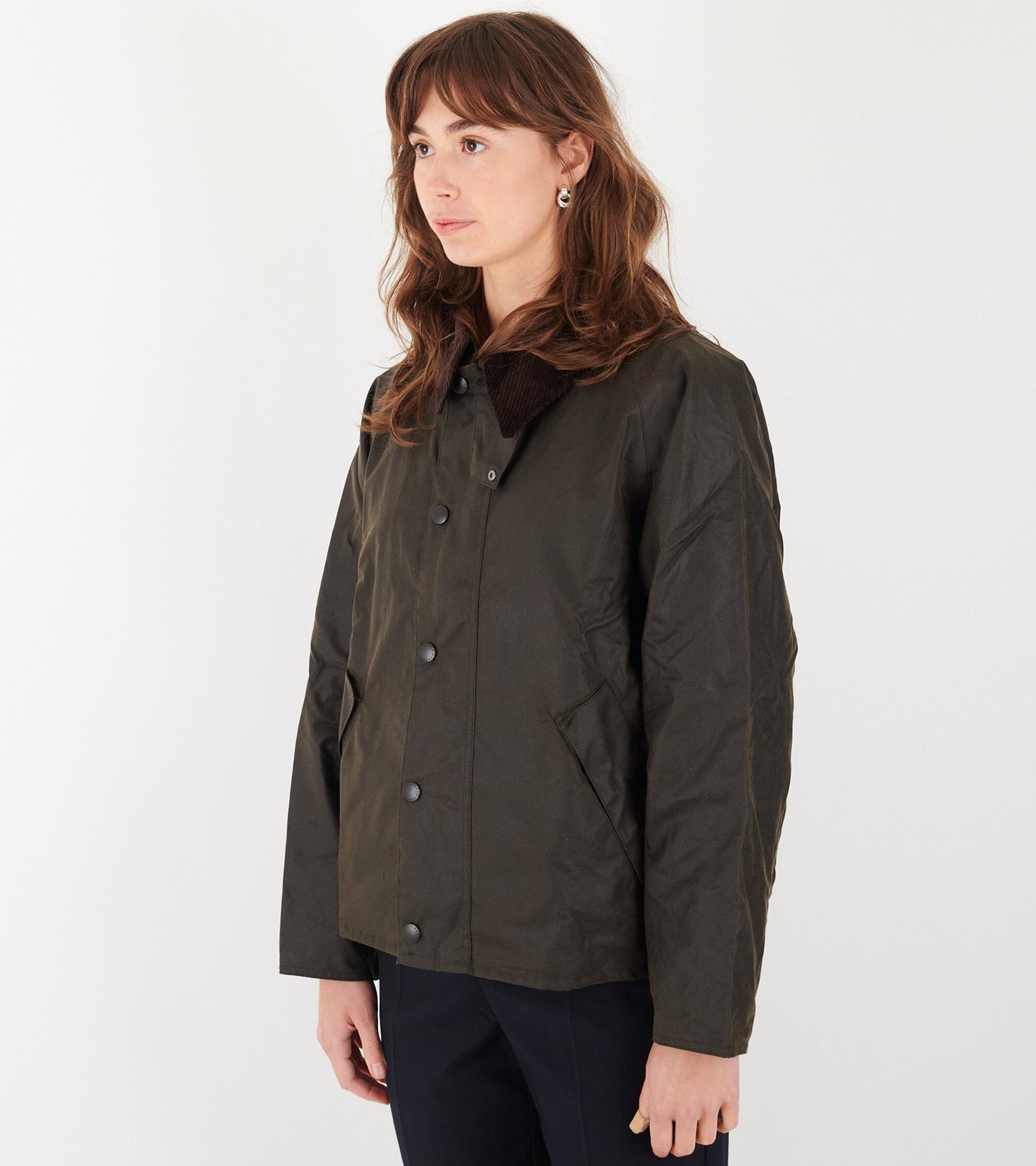 Transport Wax Jacket Dark Olive