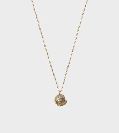 Fern Diamond Necklace Gold