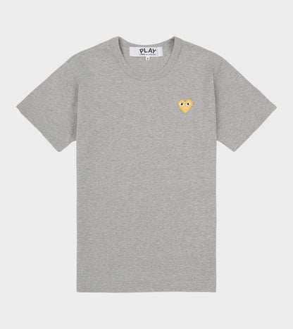 U Gold Heart T-shirt Grey