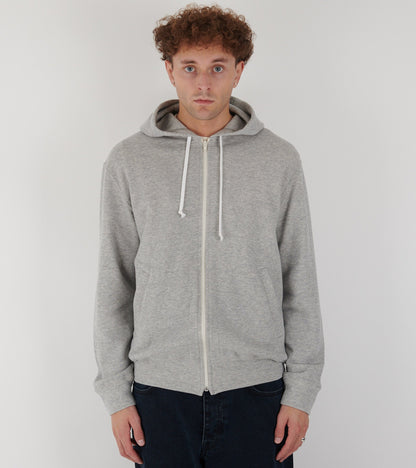 U Backside Red Heart Hoodie Grey