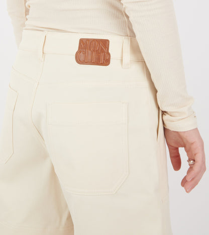 Cotton Canvas Shorts Off-white