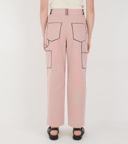 Emma Pants Red/White Stripe
