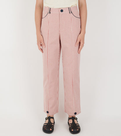 Emma Pants Red/White Stripe