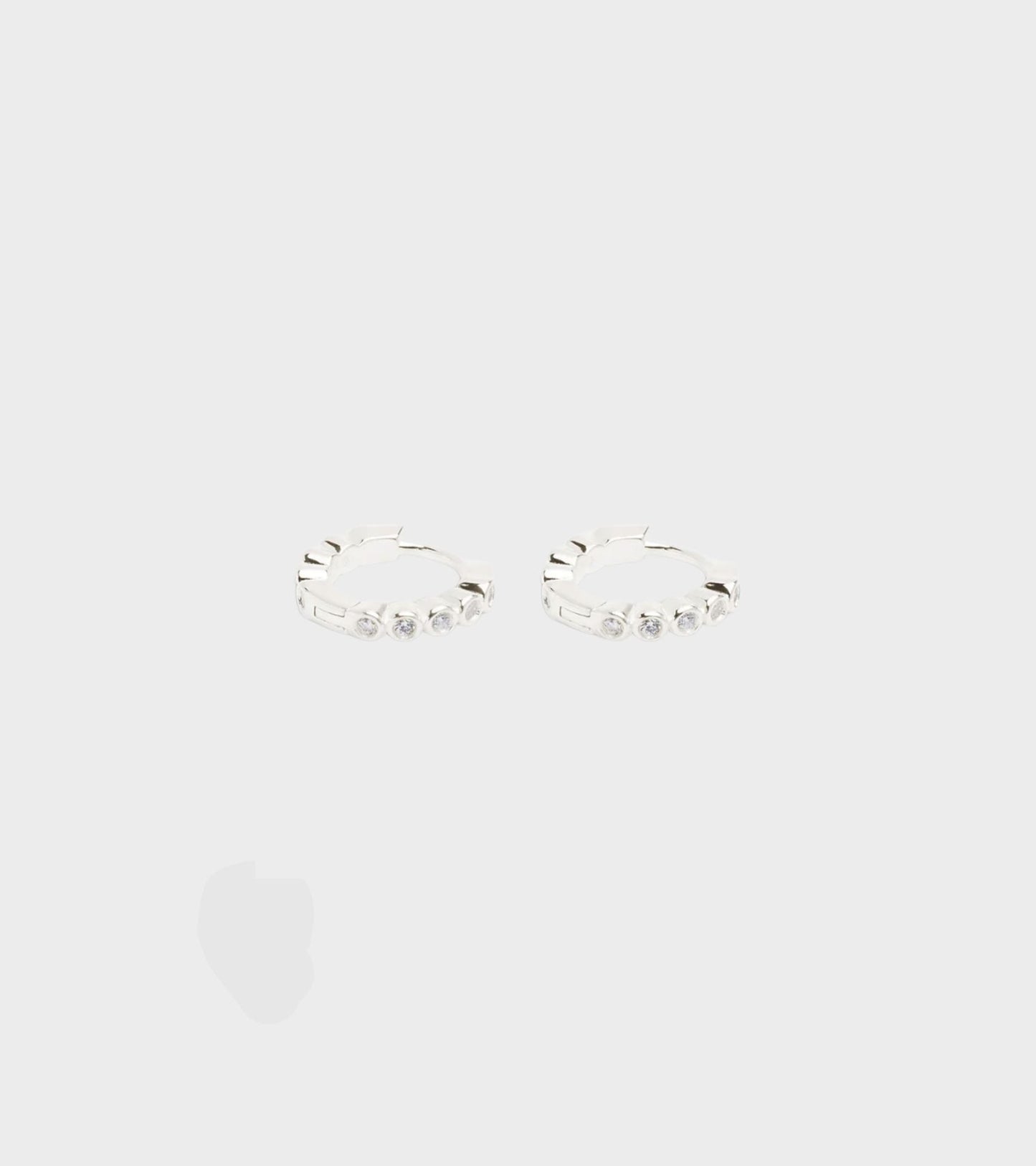 Oda Mini Hoops Silver