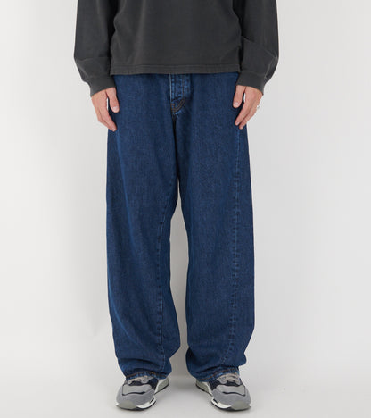 Wide Twist Jeans Rinse Blue