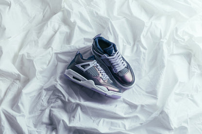 4 Retro SE (GS) - Monsoon Blue/Armory Blue/Melon Tint