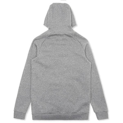 Fleece Full-Zip Hoodie - Carbon Heather/Black