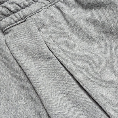 Jumpman Fleece Diamond Short - Carbon Heather/White