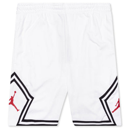 Jumpman Fleece Diamond Short - White/Gym Red