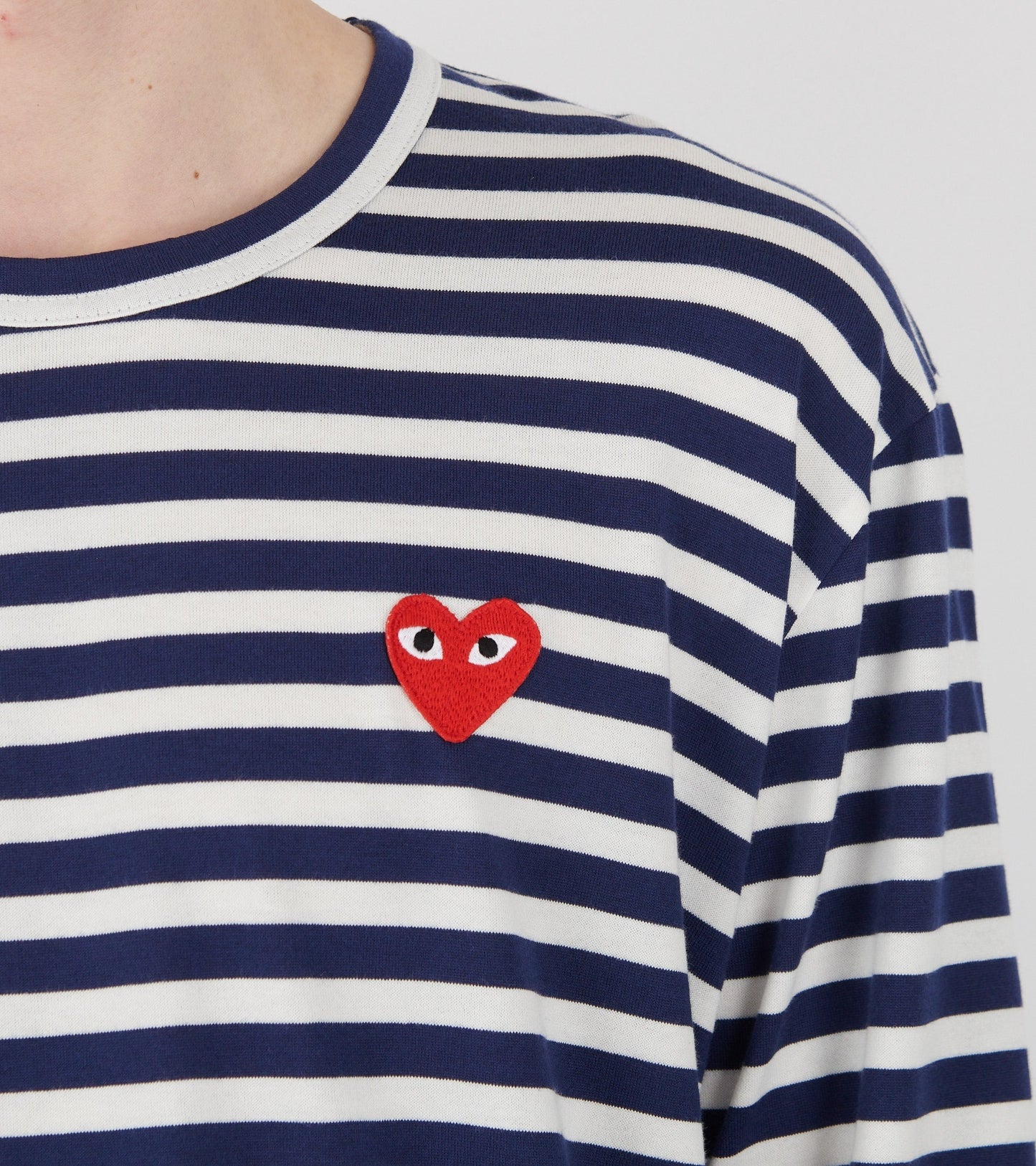 U Striped LS T-shirt Navy