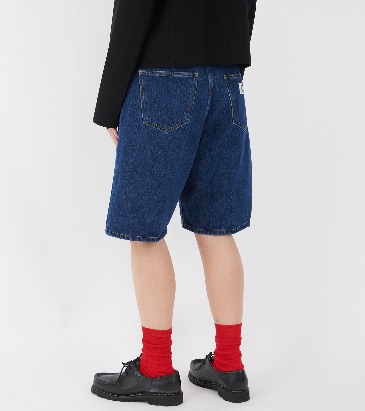 W Brandon Shorts Stone Washed Blue