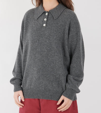 Edith Polo Shirt Derby Grey