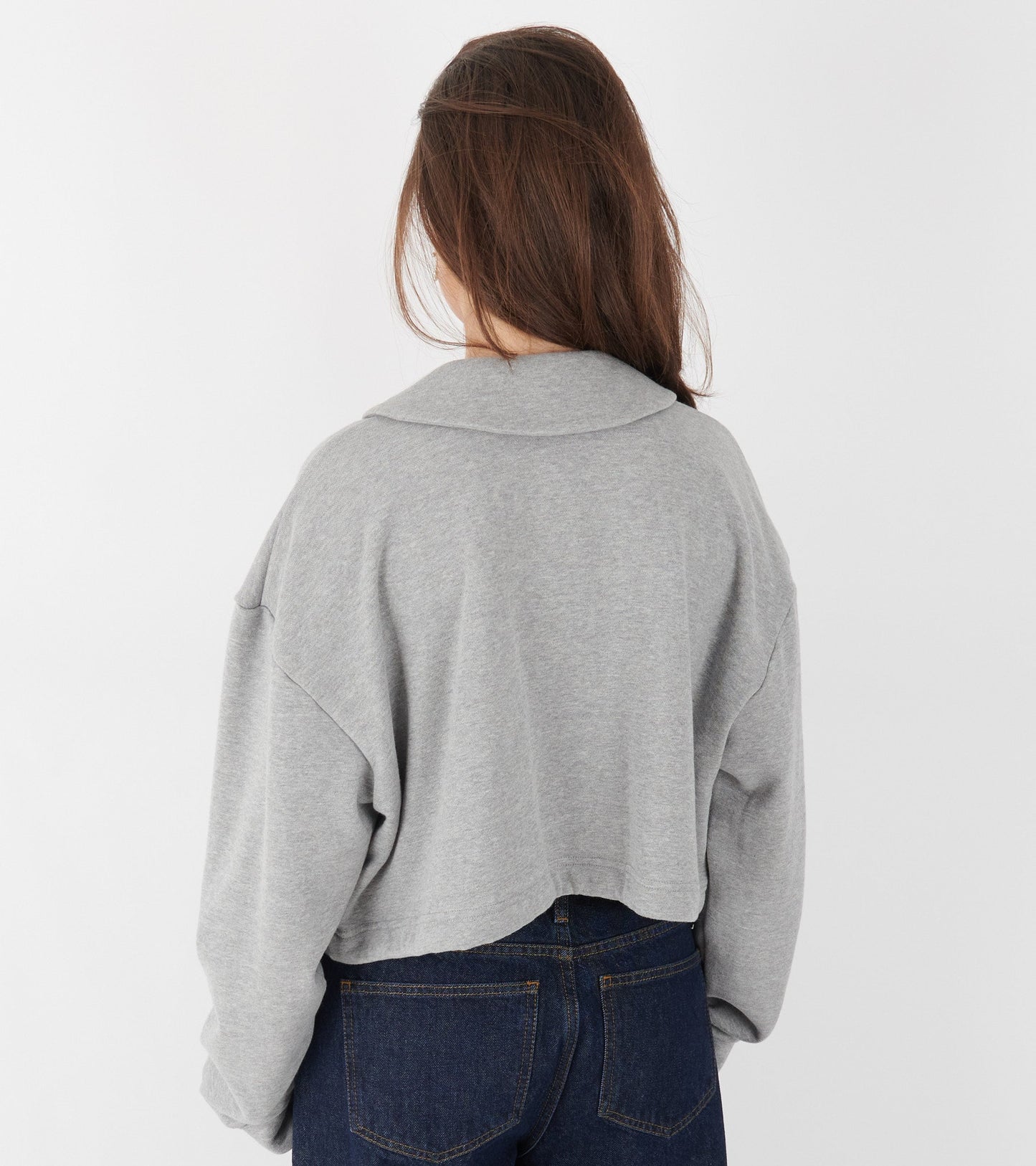 Cropped Sweat Grey