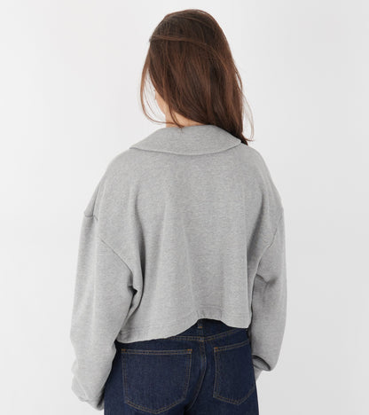 Cropped Sweat Grey