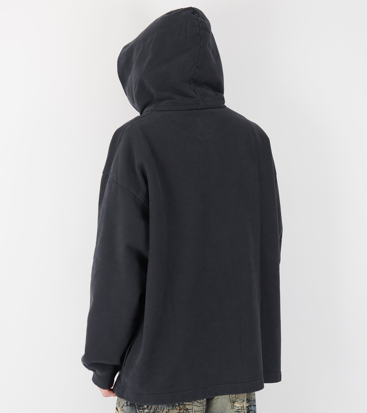 Logo Stamp Hoodie Black