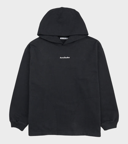 Logo Stamp Hoodie Black