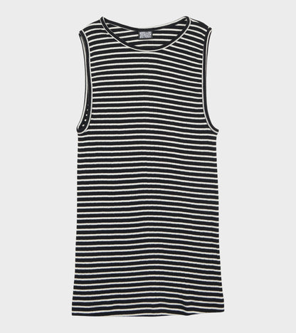 101 Tank Top Black/Ecru