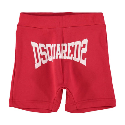 Kids DSQUARED2 Red Sweatshorts
