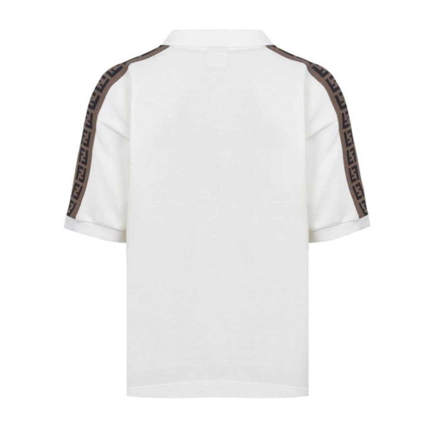 Kids Fendi FF Tape Polo Shirt