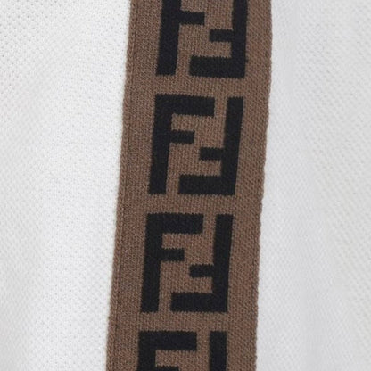 Kids Fendi FF Tape Polo Shirt