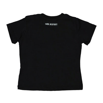 Kids Neil Barrett Black Logo Tee