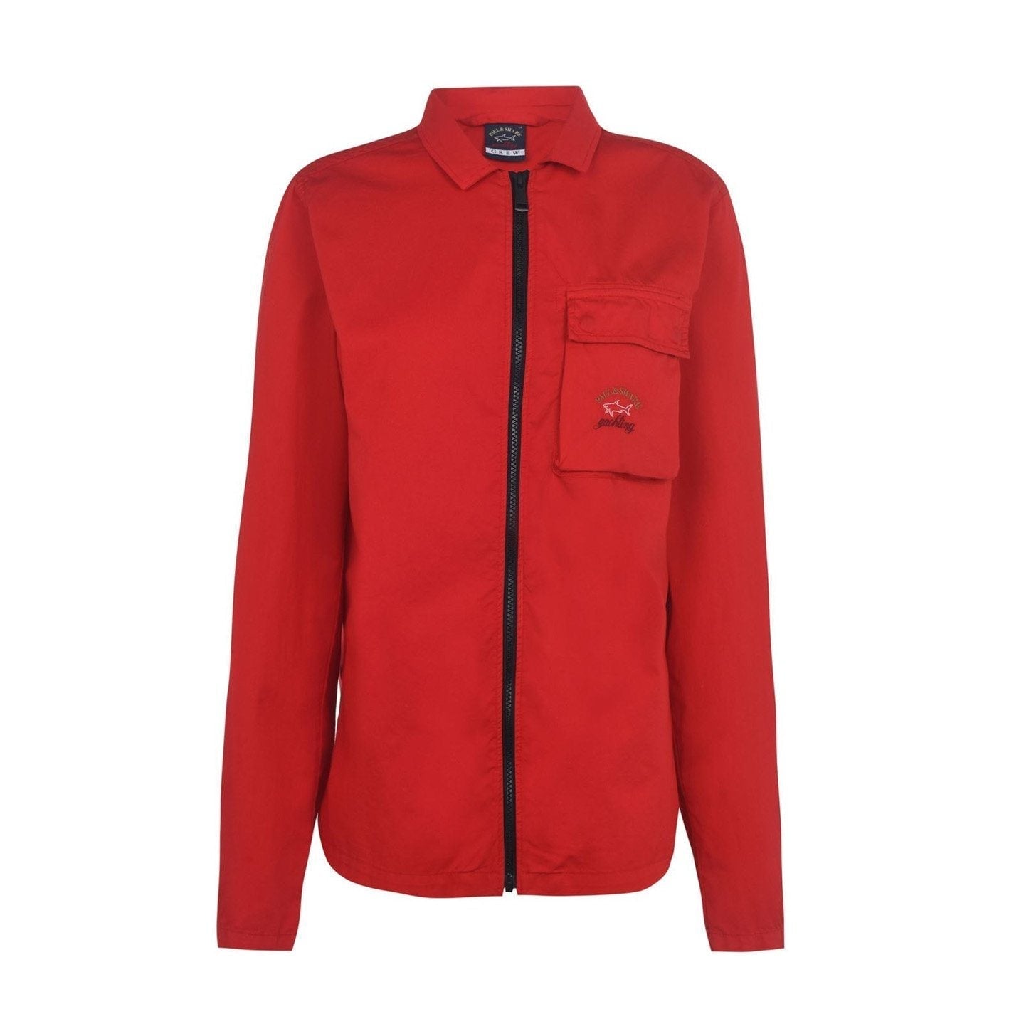 Kids Paul & Shark Red Zip Overshirt