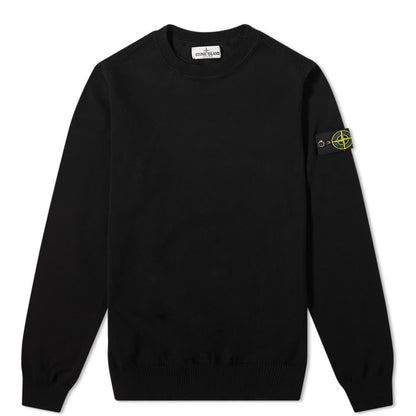 Stone Island Junior Black Classic Crewneck