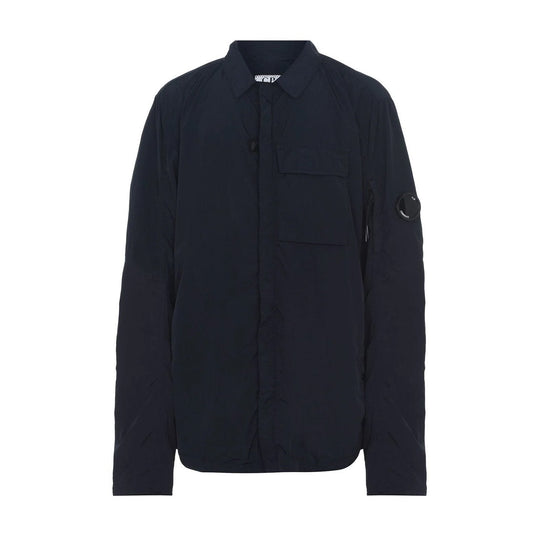 Kids CP Company Navy Chrome Overshirt