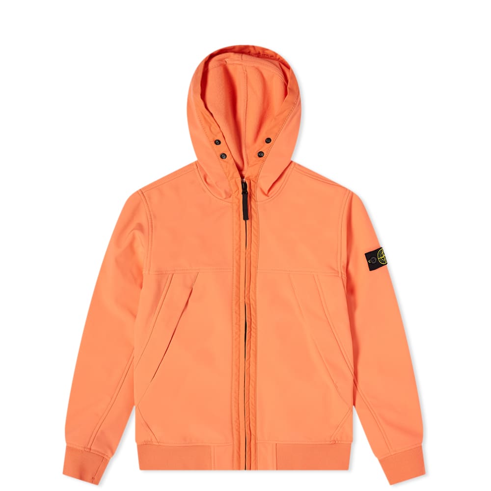 Stone Island Junior Orange Softshell Jacket