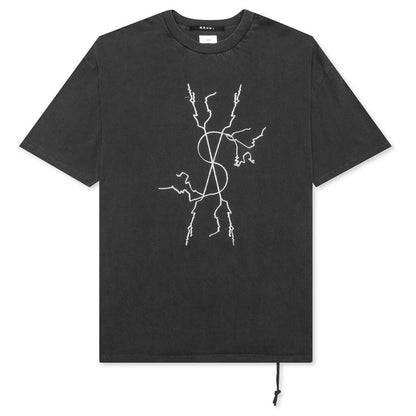 Dollar Sign S/S Tee - Faded Black