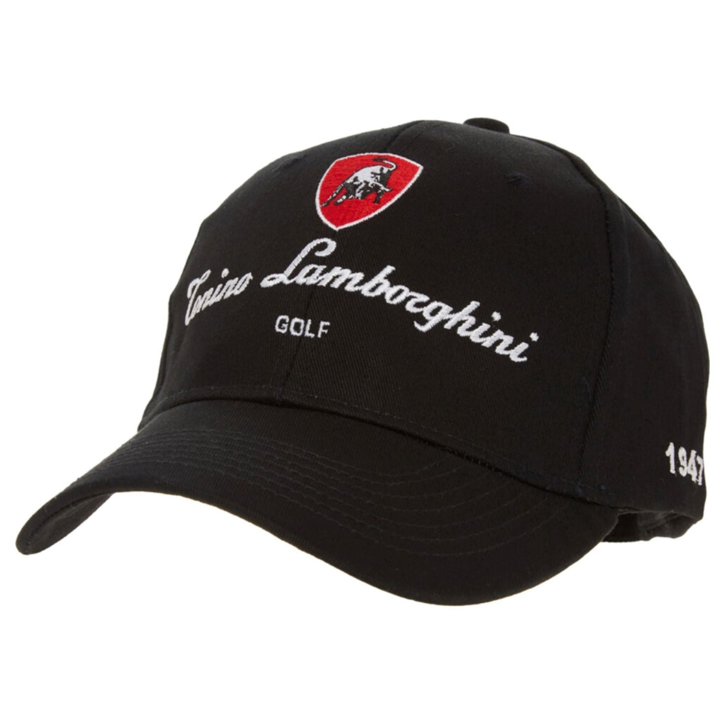 Lamborghini Black Embroidered Golf Cap
