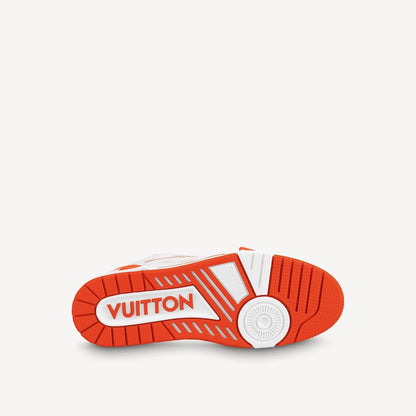 LOUIS VUITTON TRAINER MONOGRAM DENIM ORANGE