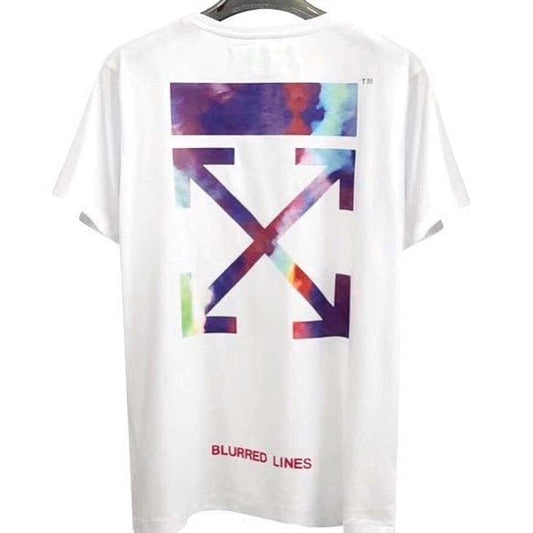 OFF WHITE BLURRED LINES ARROW T-SHIRT WHITE