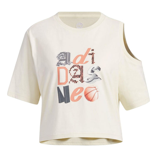 (WMNS) adidas Neo Graphic T-shirt 'White' IK7670