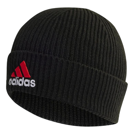 adidas Two-Colored Logo Performance Beanie 'Black Red' HG7782