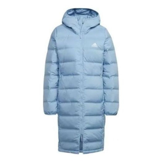 (WMNS) adidas Helionic Down Jacket Asia Sizing 'Blue' GQ7116