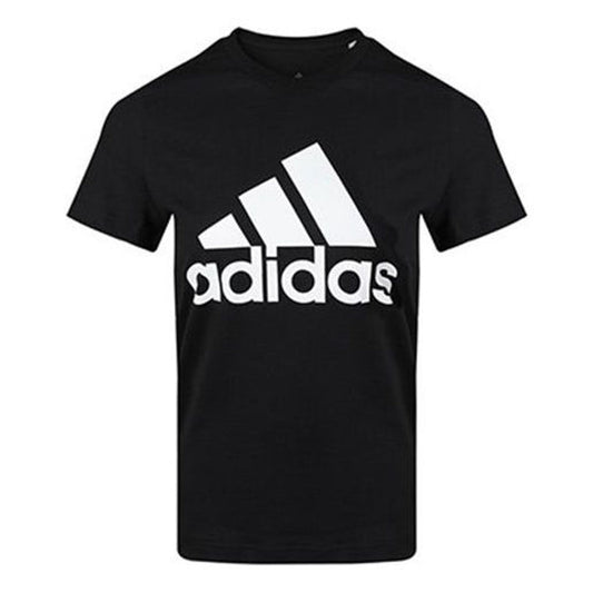 (WMNS) adidas Must Haves Badge of Sport T-Shirt Asia Sizing 'Black White' FQ3237