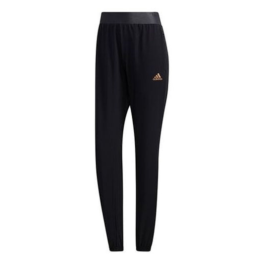 (WMNS) adidas Woven Pants Asia Sizing 'Black' GL6311