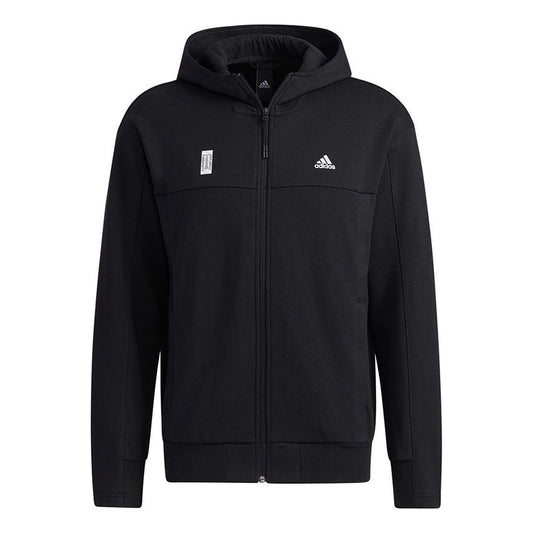 adidas Wj Htt Series Athleisure Casual Sports Hooded Jacket Black GP0909