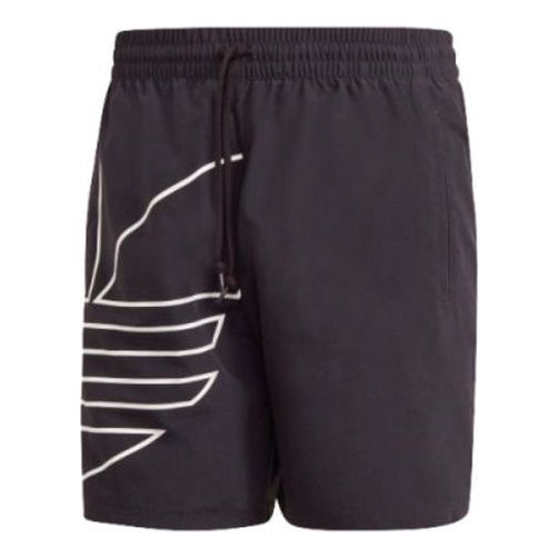 adidas originals Solid Color Sports Shorts Black GE0802