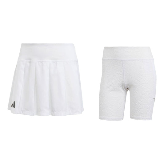 (WMNS) adidas Pleat Skirt Pro 'White' IA7025