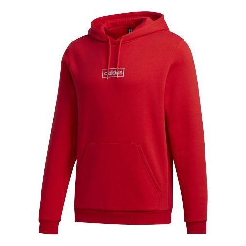 Men's adidas neo Series Small Logo Suede Red Pullover GD9882