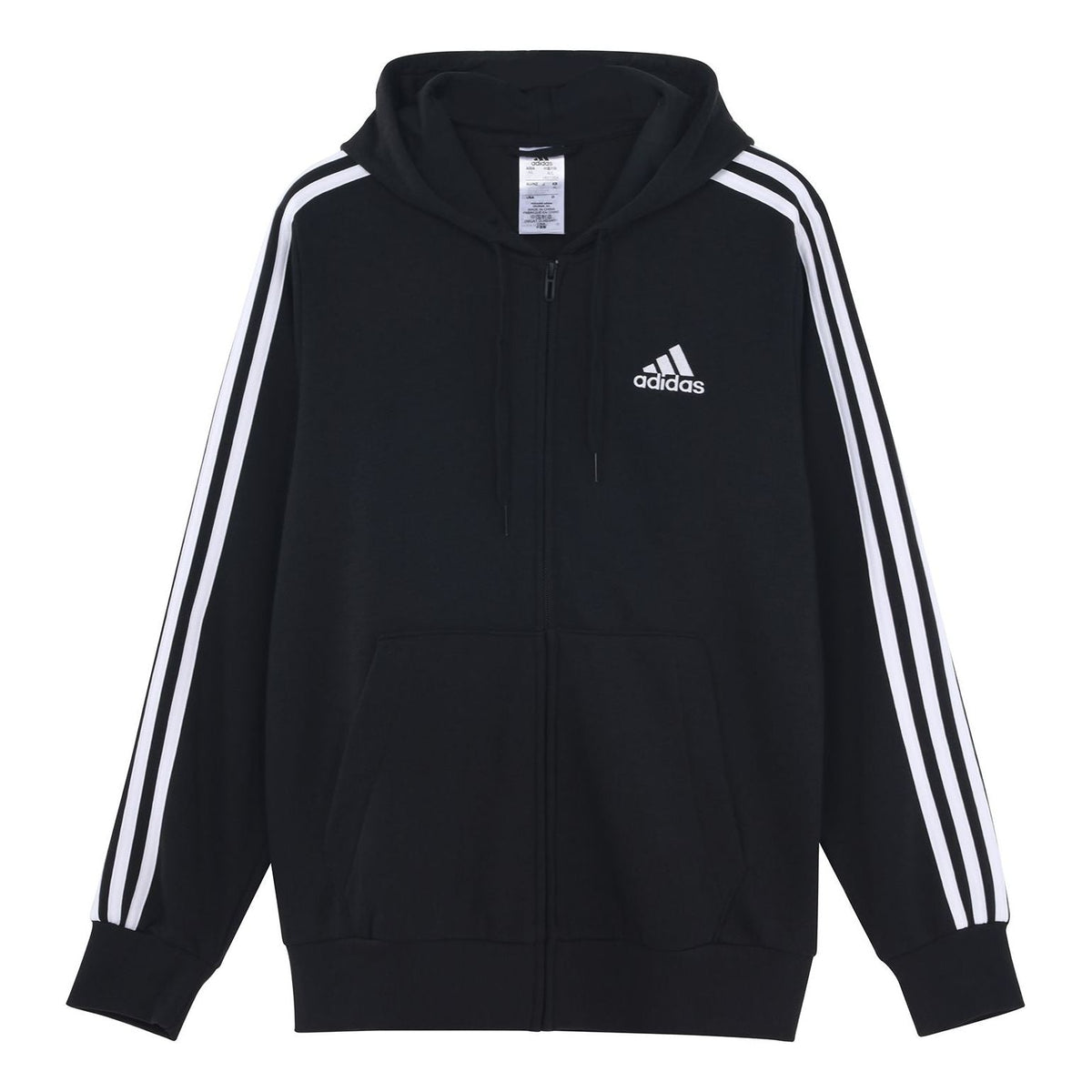 adidas M 3s Ft Fz Hd Train Jacket Coat Black GK9032