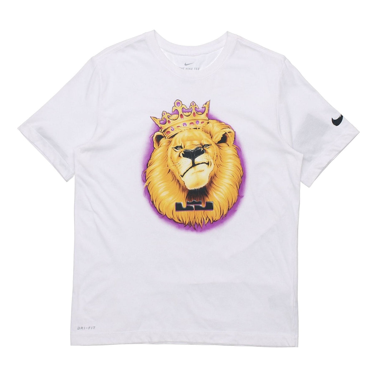 Nike LBJ Dry Tee James Printed TEE Men White BV8316-100