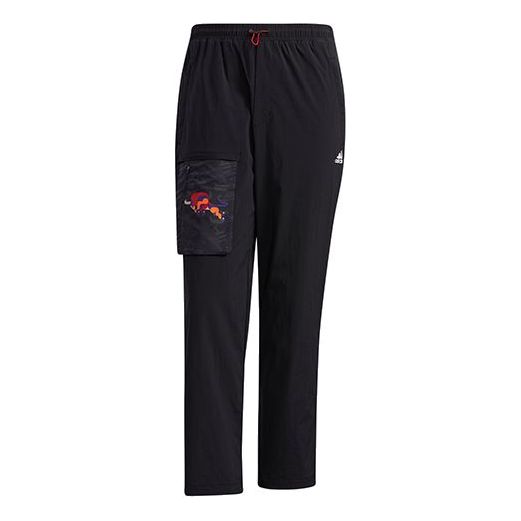 adidas CNY Men's Woven Workwear Sweatpants Black GP0879