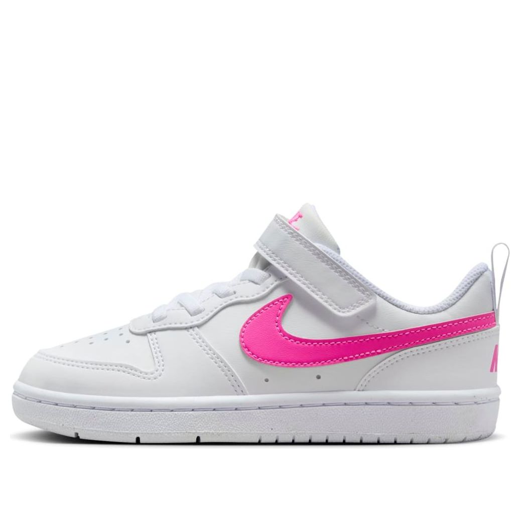 (PS) Nike Court Borough Low Recraft 'White Laser Fuchsia' DV5457-113